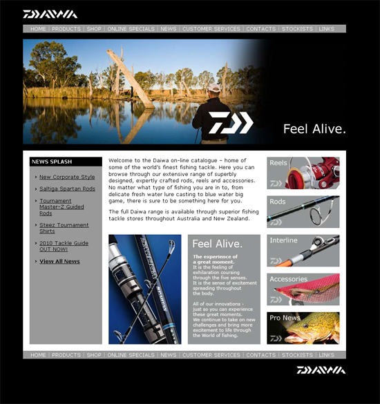 Daiwa updates look & website